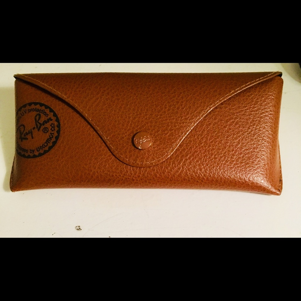 Brown Ray-Ban sunglasses case
